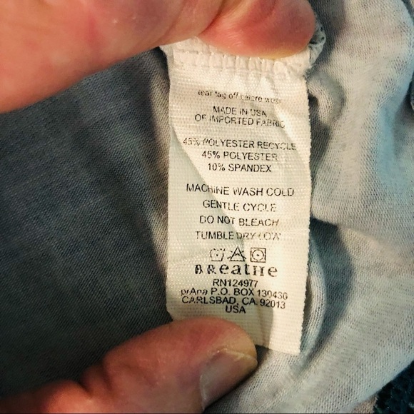 PRANA - WOMENS BLUE/GREEN ATHLETIC SKIRT - Picture 7 of 10